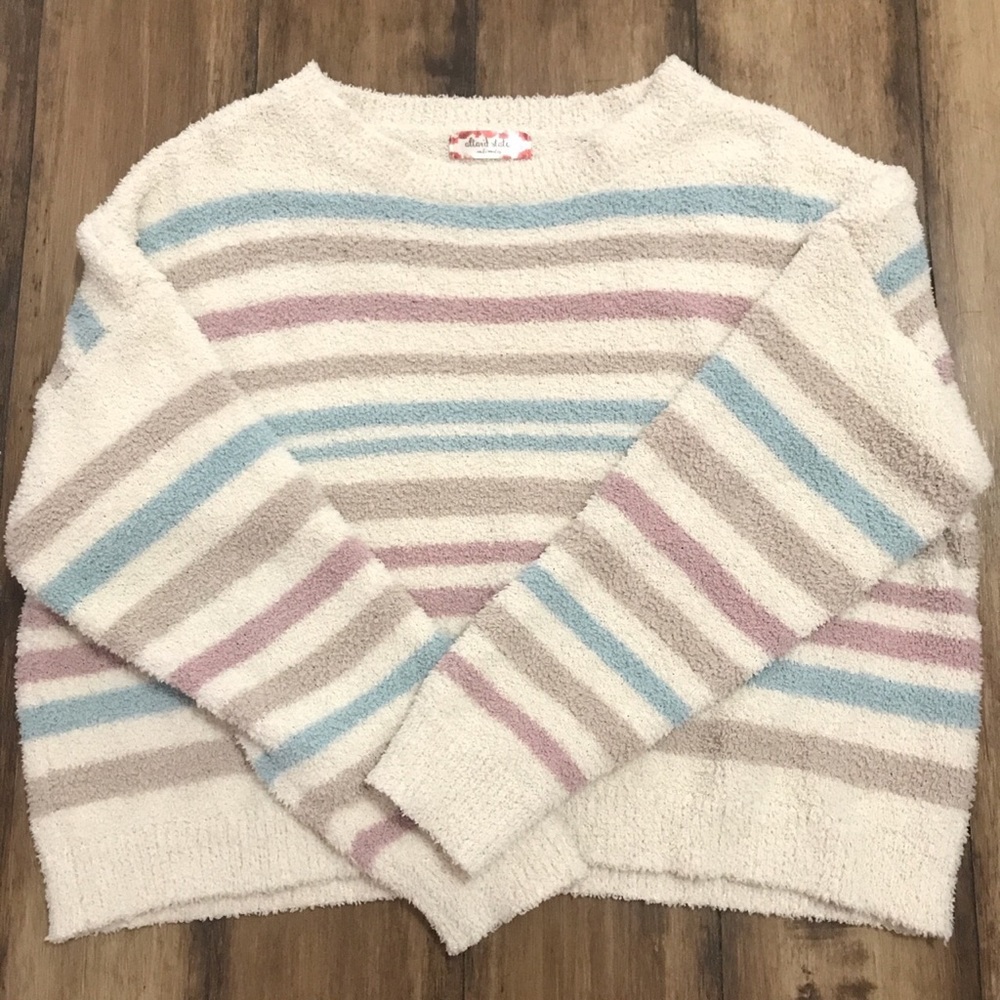 Altar'd state sweater with stripes